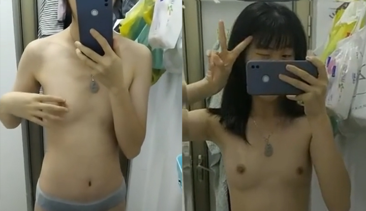 จวง หยาวเหวิน ครูโรงเรียนอนุบาลจาก ซุนเดอ มณฑลกวางตุ้ง มีคลิปหลุดของเธอที่ถูกแฟนเก่าออกเผยแพร่ รวมถึงเซลฟี่เปลือยกายในห้องนอนและห้องน้ำ และเยดแรง อมควยแบบลึกที่ถึงจุดสูงสุดของความเสี้ยม! 12