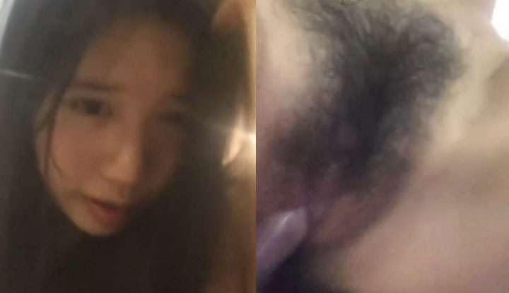 wang xintong from huzhou normal college, zhejiang: appears innocent and innocent on the surface, but is secretly flirtatious; she eagerly undresses for her online boyfriend, and is secretly photographed and obsessed with him!