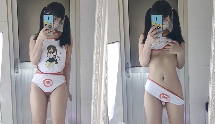 twitter white tiger loli xiao xiong's secrets are sealed while masturbating. she wraps her body in white silk and digs her pink pussy till she reaches orgasm and squirts out juice!