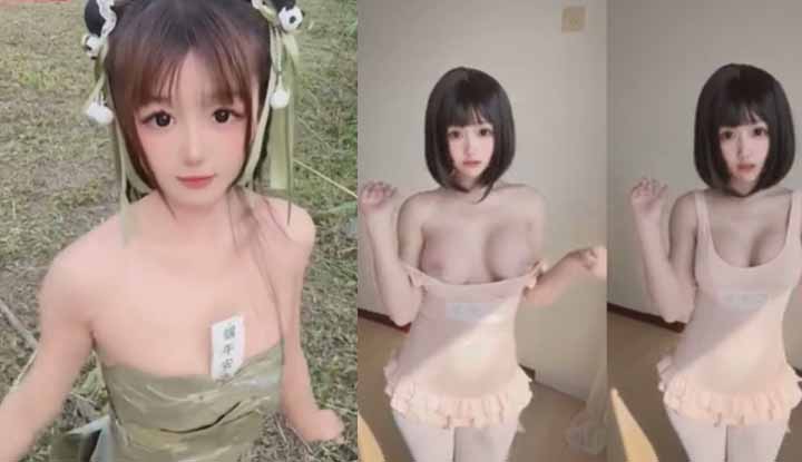 爆乳萌妹網紅 溜溜豬 純欲仙女體瘦奶大 淫裝加身秒變騷浪 海灘山野巨奶狂甩 可欲可甜風格百變！