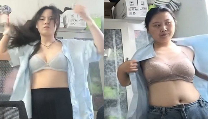 a hidden camera incident in the nurses' changing room of jianhua hospital in xiqing district, tianjin! the changing room video has gone viral online, revealing several angelic, snow-white nurses – incredibly exciting and irresistible!