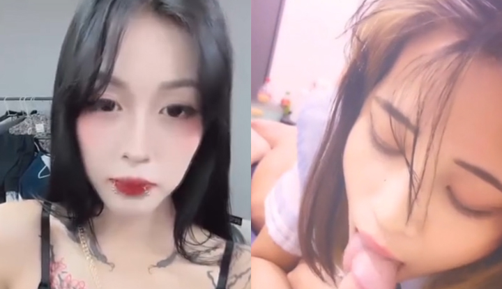 hot busty model xiao qing - leaked explicit video, self-filmed with her boyfriend, showing off her big breasts and butt, shaking her hips wildly, playing with her vagina in doggy style in front of a mirror, her giant breasts bouncing wildly!
