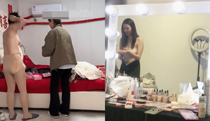 สตูดิโอถ่ายรูปแอบถ่ายกลายเป็นกฎเนียน ๆ! เจ้าสาวเปลี่ยนชุดในร้านชุดแต่งงานทั่วประเทศโชว์นม แอบดูน้ำหีไหลเยิ้ม – สาวบริสุทธิ์ถึงภรรยาสาวเซ็กซี่ โดนกล้องจับภาพหมด! ดินแดนศักดิ์สิทธิ์งานแต่งกลายเป็นกองถ่ายหนังโป๊!