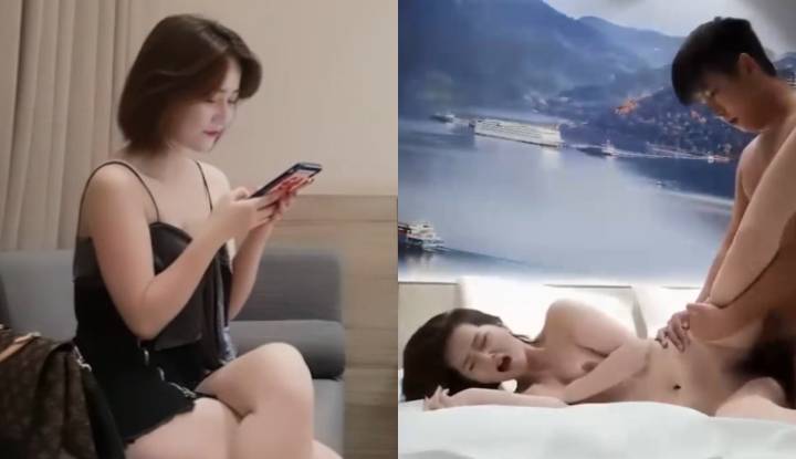 小寶探花 約炮風騷短髮靚妹 純慾女神床上跪舔表情淫騷 騎乘後入徹底淪為性奴玩物