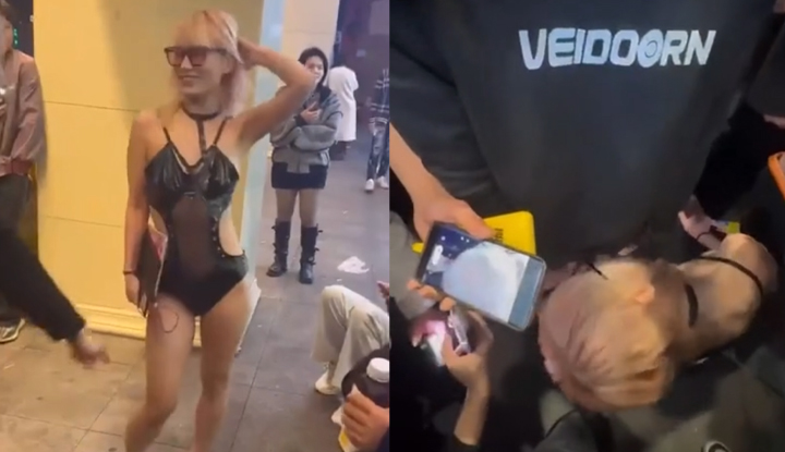 สาวผมเหลืองมุมถนนเจ้าฟางตะวันตก ชางซา อมควยภาคต่อ: กลายเป็นครูโรงเรียน! หลังจากนั้นเธอแก้ตัวว่าการโจ่งแจ้งเรื่องเพศในที่สาธารณะเป็นการแสดงออกอย่างกล้าหาญเพื่อการปลดปล่อยทางเพศ!