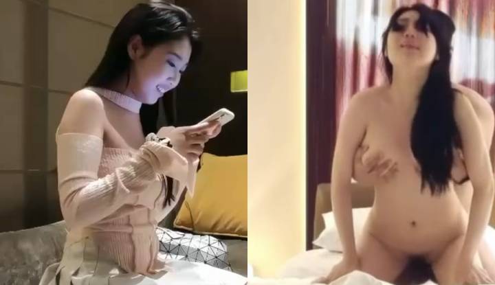 hidden camera footage from a small island: a sweet and beautiful long-haired girl, jiao mei, late at night - secretly filmed showering in the bathroom, giving a light blowjob, then having sex in the doggy style position, thrusting hard, her big breasts shaking nonstop.