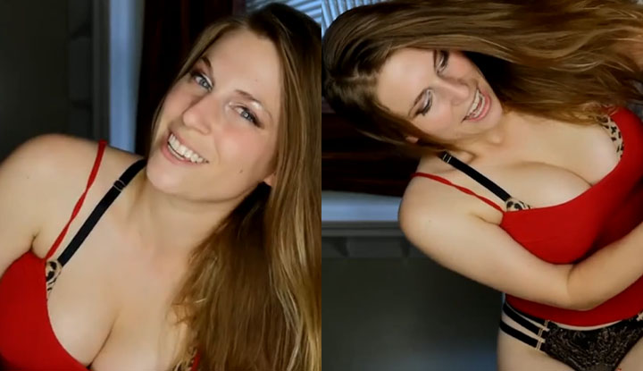 [歐美] Xev Bellringer-性感御姐評論粉絲的大雞巴