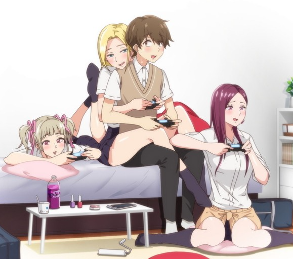 OVA 今泉ん家はどうやらギャルの溜まり場になってるらしい#1 あんなエロギャルに囲まれて我慢とかムリくね?