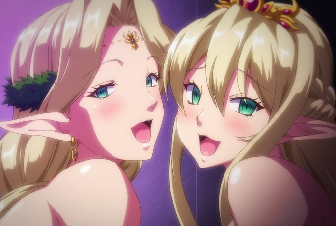 (生肉)OVA 巨乳エルフ母娘催○ #2 女王と姫の快楽調教。守護騎士は恥○に沈む