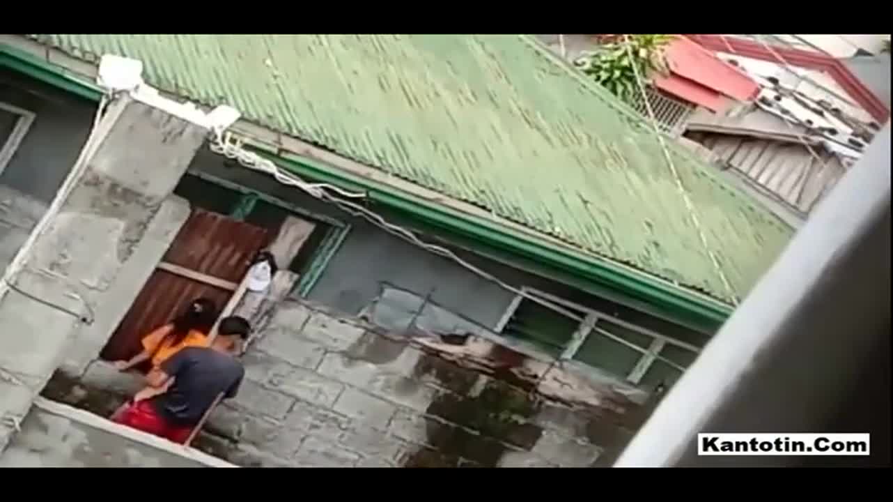 Tinorjack sa gilid na videohan ng kapitbahay - KANTOTIN